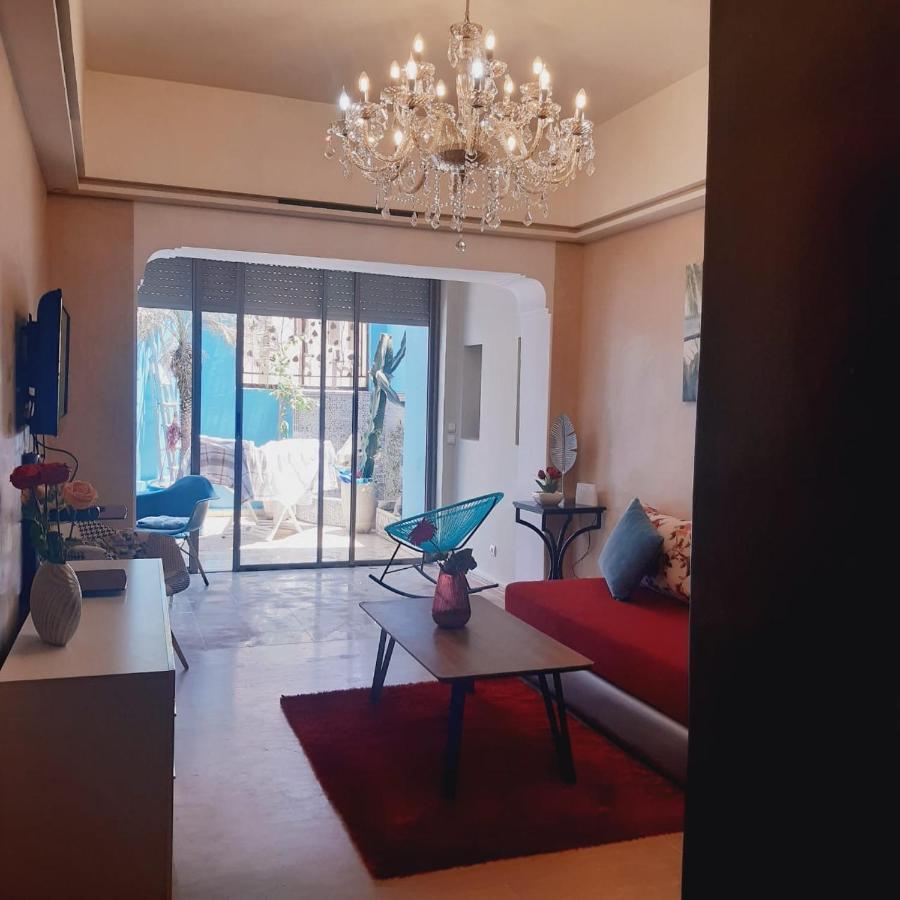 Appartement Patio Centre Gueliz Marrakesh Exteriör bild