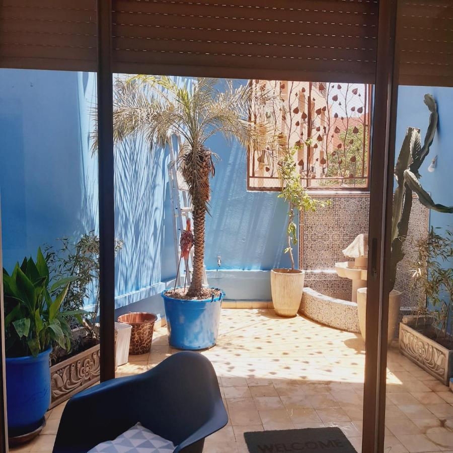 Appartement Patio Centre Gueliz Marrakesh Exteriör bild