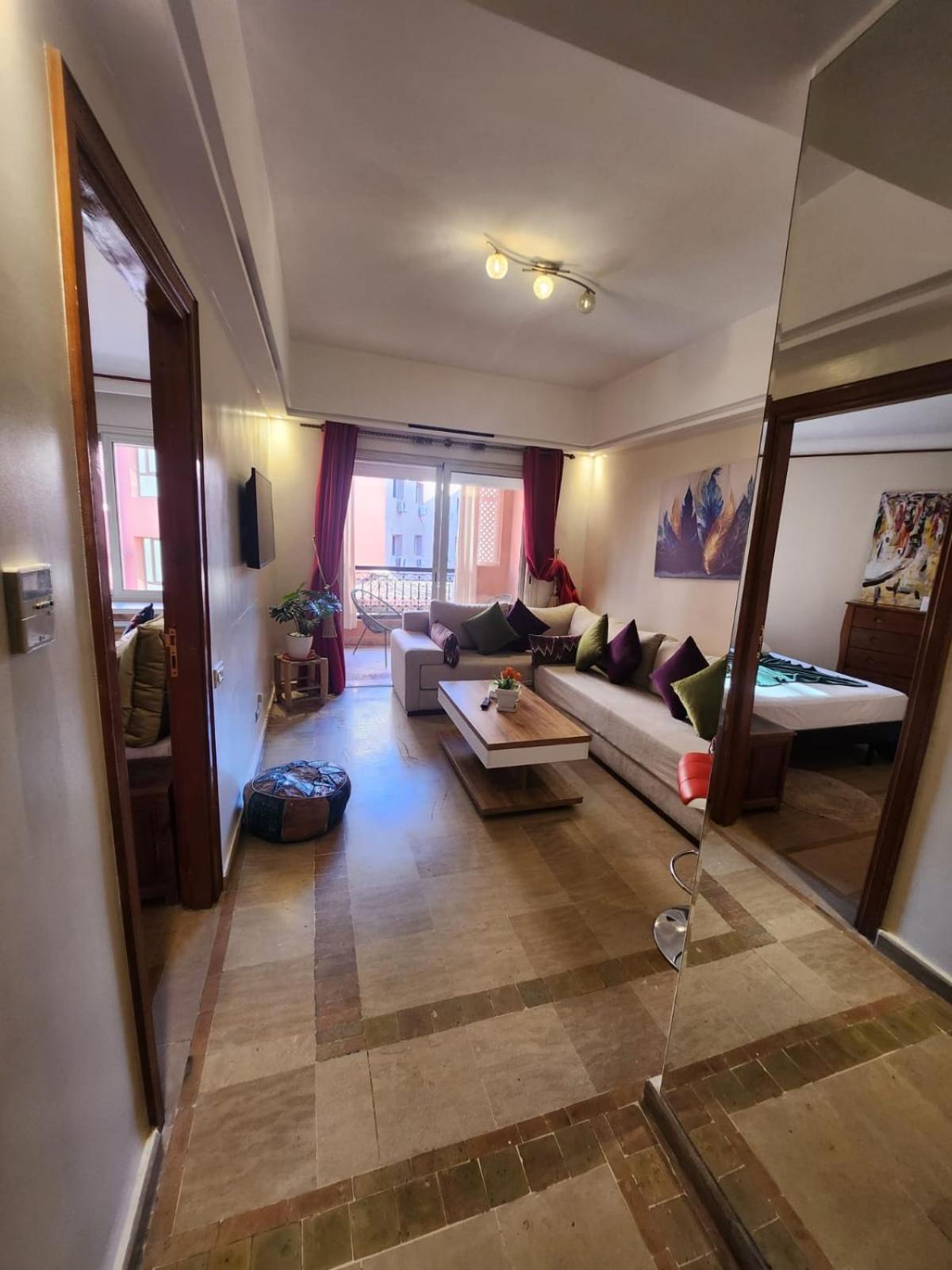 Appartement Patio Centre Gueliz Marrakesh Exteriör bild