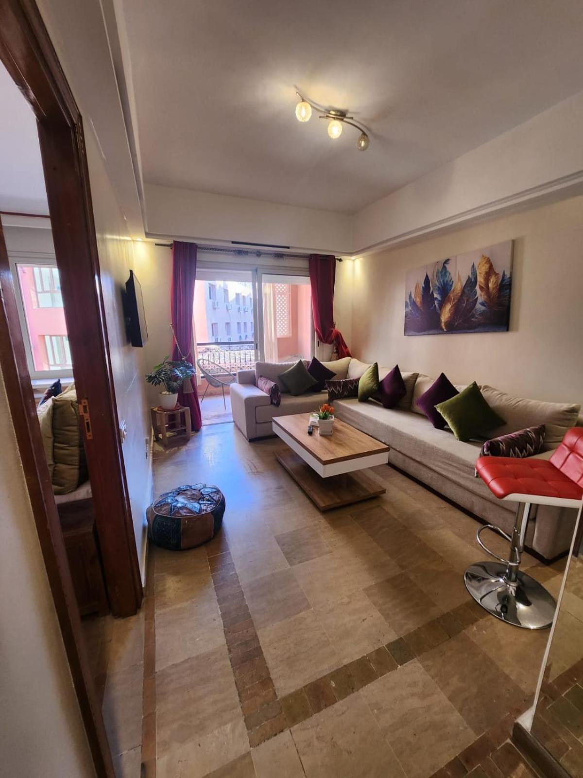 Appartement Patio Centre Gueliz Marrakesh Exteriör bild