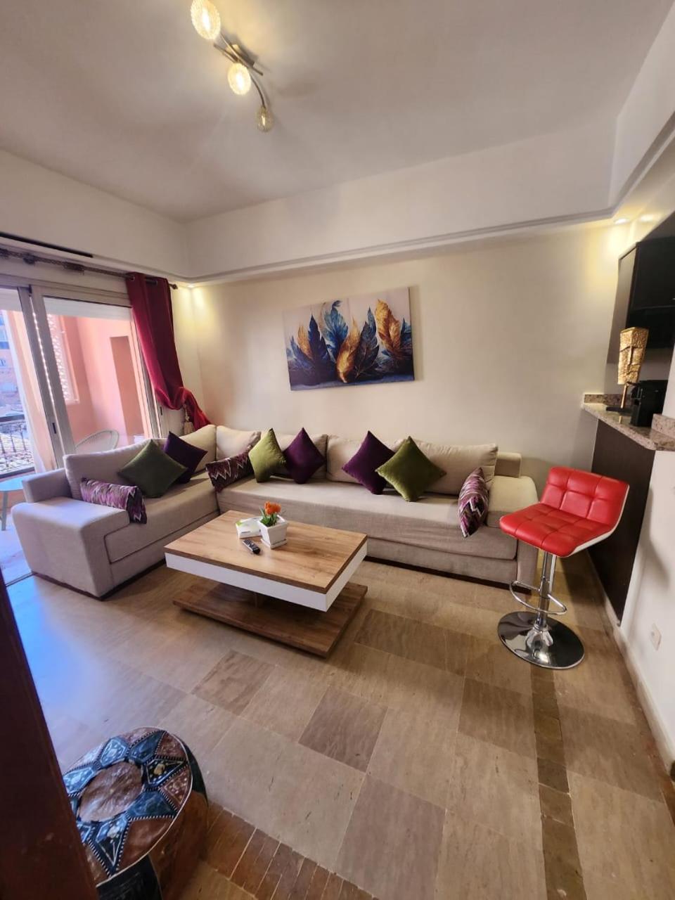 Appartement Patio Centre Gueliz Marrakesh Exteriör bild